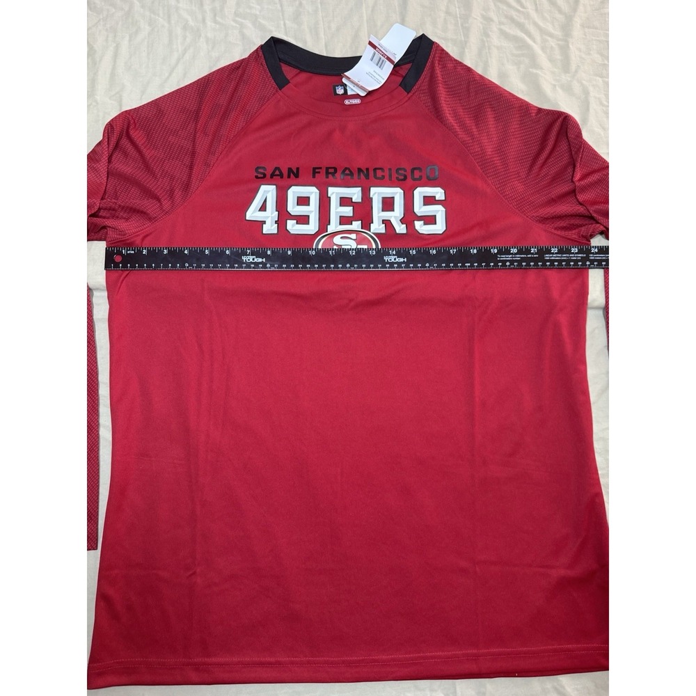 NFL Team Apparel Men's San Francisco 49ers Dri-Fit Long Sleeve Shirt, Size XL - Picture 9 of 16